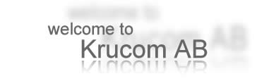 Welcome to Krucom AB